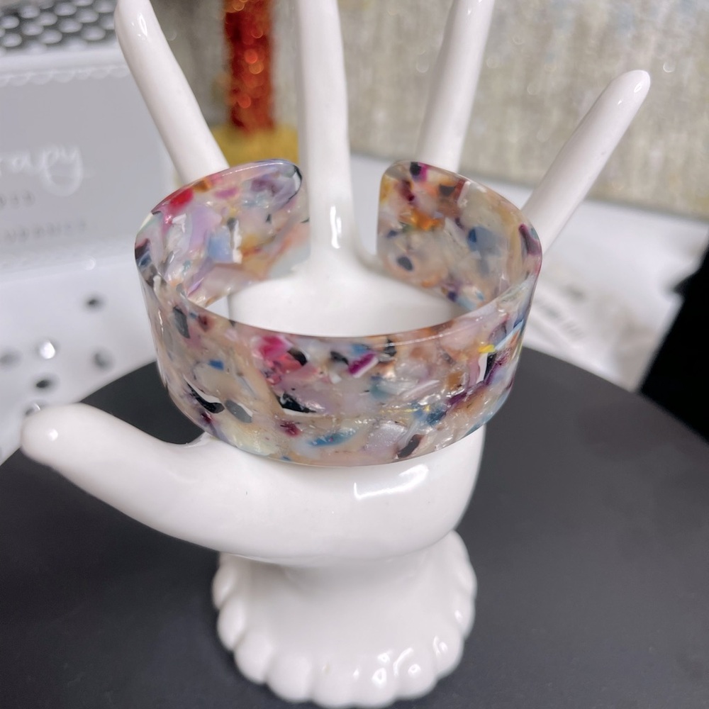 Acrylic Bangle Bracelet